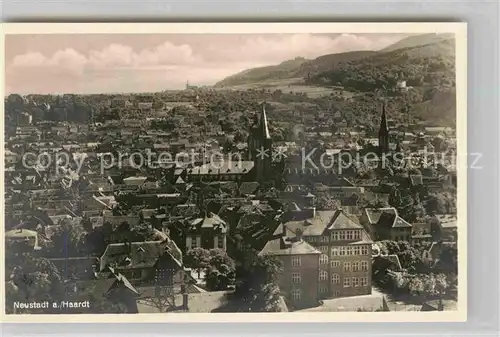 AK / Ansichtskarte Neustadt Haardt Panorama Kat. Neustadt an der Weinstr.