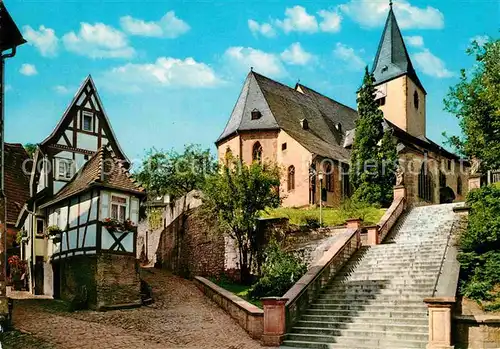 AK / Ansichtskarte Bad Orb Romantisches Eck Kirchenpartie Kat. Bad Orb