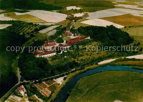 AK / Ansichtskarte Oberbiel Kloster Fliegeraufnahme Kat. Solms