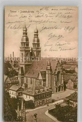 AK / Ansichtskarte Speyer Rhein Josephskirche Kat. Speyer