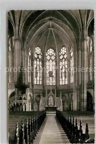 AK / Ansichtskarte Speyer Rhein Inneres Gedaechtniskirche Kat. Speyer