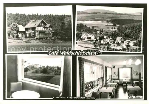 AK / Ansichtskarte Finsterbergen Cafe Waldschloesschen  Kat. Finsterbergen Thueringer Wald