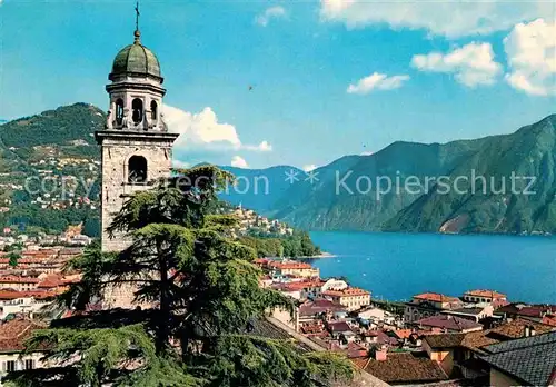 AK / Ansichtskarte Lugano TI Kathedrale Stadt und See Kat. Lugano