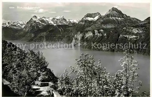 AK / Ansichtskarte Morschach Panorama Blick vom Axenstein Vierwaldstaettersee Alpen Kat. Morschach