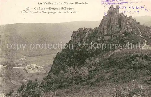 AK / Ansichtskarte Chateau Regnault Roche Bayard et vue plongeante sur la Vallee de la Meuse Kat. Bogny sur Meuse