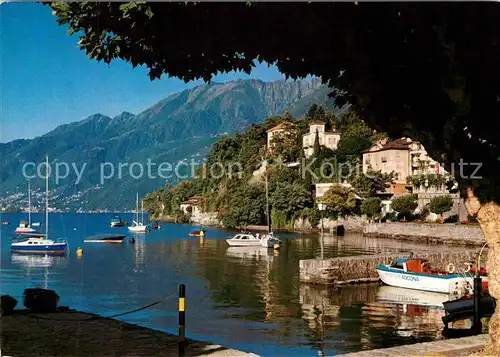 AK / Ansichtskarte Ascona TI Uferpartie am Lago Maggiore Kat. Ascona