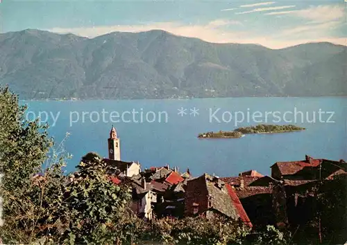 AK / Ansichtskarte Ronco sopra Ascona Panorama Lago Maggiore Alpen