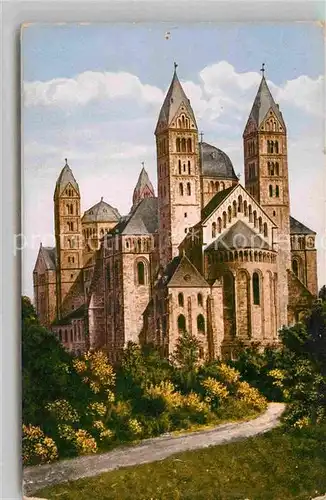 AK / Ansichtskarte Speyer Rhein Kaiserdom Rheinseite Kat. Speyer