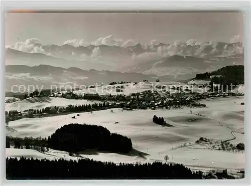 AK / Ansichtskarte Scheidegg Allgaeu Panorama  Kat. Scheidegg