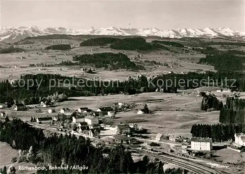 AK / Ansichtskarte Roethenbach Allgaeu Fliegeraufnahme Kat. Roethenbach (Allgaeu)