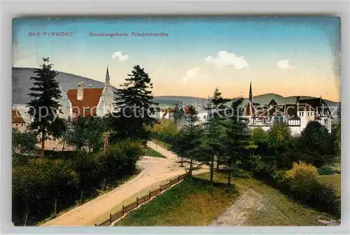 AK / Ansichtskarte Bad Pyrmont Genesungsheim Friedrichshoehe Kat. Bad Pyrmont