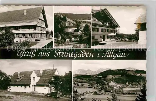 AK / Ansichtskarte Steinegaden Teilansichten Panorama Kat. Roethenbach (Allgaeu)