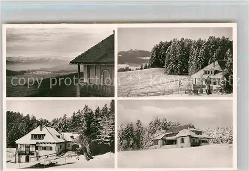 AK / Ansichtskarte Scheidegg Allgaeu Kindererholungsheim Hubertus Kat. Scheidegg