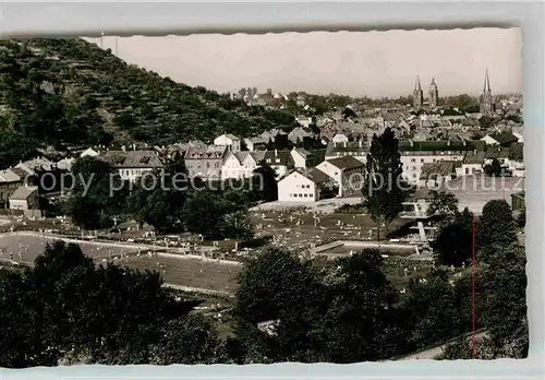 AK / Ansichtskarte Neustadt Weinstrasse Teilansicht Freibad Kat. Neustadt an der Weinstr.