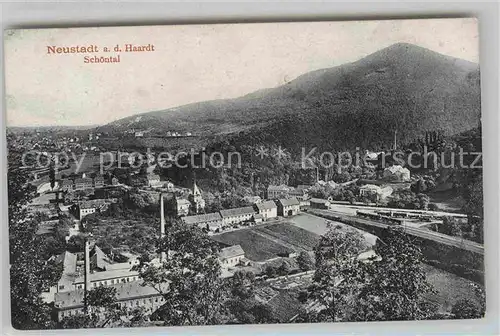 AK / Ansichtskarte Neustadt Haardt Panorama im Schoental Kat. Neustadt an der Weinstr.