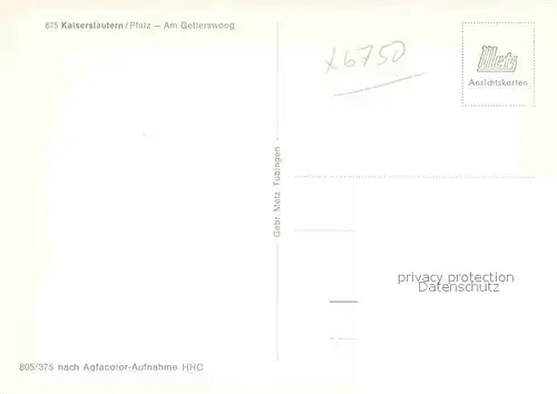 AK / Ansichtskarte Kaiserslautern Am Gelterswoog Kat. Kaiserslautern