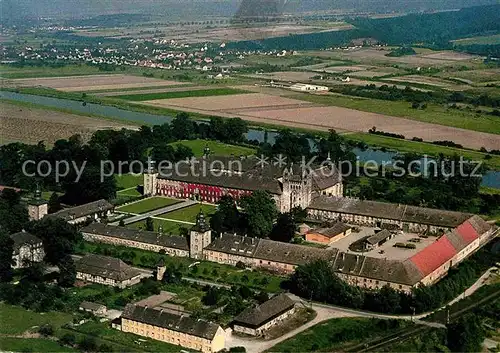 AK / Ansichtskarte Corvey Fliegeraufnahme Schloss und ehemalige gefuerstete Reichsabtei Kat. Hoexter