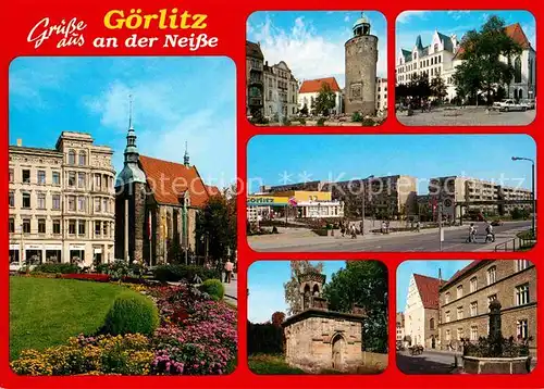 AK / Ansichtskarte Goerlitz Sachsen an der Neisse Stadtpartien Kirche Kat. Goerlitz