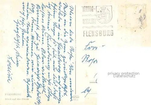 AK / Ansichtskarte Flensburg Fliegeraufnahme mit Foerde Kat. Flensburg
