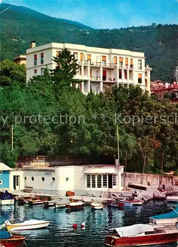 AK / Ansichtskarte Opatija Istrien Hotel Brioni Hafen