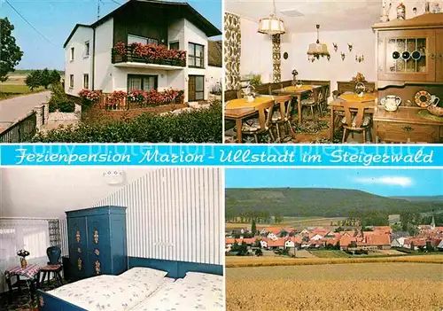 AK / Ansichtskarte Ullstadt Pension Marion Landschaftspanorama Kat. Sugenheim