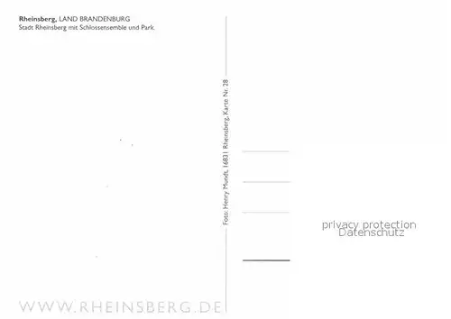 AK / Ansichtskarte Rheinsberg Stadt Rheinsberg mit Schlossensemble und Park Fliegeraufnahme Kat. Rheinsberg