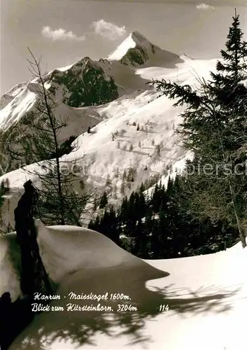AK / Ansichtskarte Kaprun Maisskogel Blick zum Kitzsteinhorn Winterpanorama Hohe Tauern Kat. Kaprun
