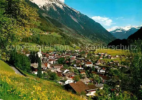 AK / Ansichtskarte Schruns Vorarlberg mit Gampraetz Sommerkurort im Montafon Kat. Schruns