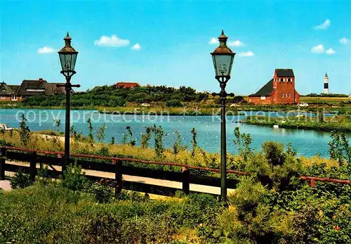 AK / Ansichtskarte Wenningstedt Sylt Dorfteich Nordseeheilbad Kat. Wenningstedt Braderup (Sylt)