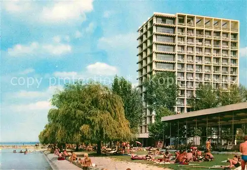 AK / Ansichtskarte Siofok Europa Szallo Hotel Strand Kat. Siofok