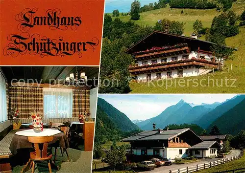 AK / Ansichtskarte Kaprun Landhaus Schuetzinger Kitzsteinhorn Hohe Tauern Kat. Kaprun