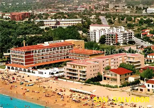 AK / Ansichtskarte Vendrell Hotel Europa Strand Costa Dorada Fliegeraufnahme Kat. Spanien