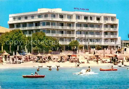 AK / Ansichtskarte Can Pastilla Palma de Mallorca Hotel Playa d Or Strand Ansicht vom Meer aus Kat. Palma de Mallorca