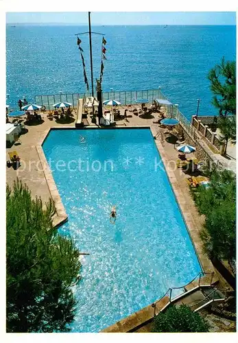 AK / Ansichtskarte Illetas Gran Hotel Albatros Piscina Swimming Pool Meerblick Kat. Mallorca