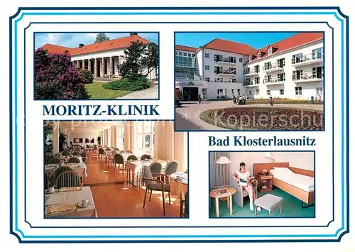 AK / Ansichtskarte Bad Klosterlausnitz Moritz Klinik Badehaus Restaurant Kat. Bad Klosterlausnitz
