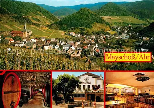 AK / Ansichtskarte Mayschoss Mayschosser Weinkeller Winzerverein aelteste Winzergenossenschaft Deutschlands Ahrtal Kat. Mayschoss