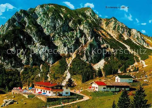 AK / Ansichtskarte Schleching Wuhrsteinalm am Geigelstein Breitenstein Bayerische Alpen Kat. Schleching