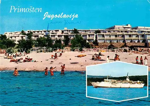 AK / Ansichtskarte Primosten Strand Hotel Faehre Kat. Kroatien