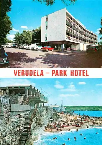 AK / Ansichtskarte Verudela Park Hotel Badestrand Kat. Pula