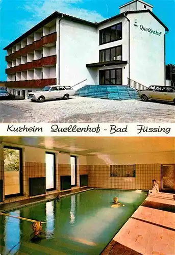 AK / Ansichtskarte Bad Fuessing Kurheim Quellenhof Hallenbad Kat. Bad Fuessing