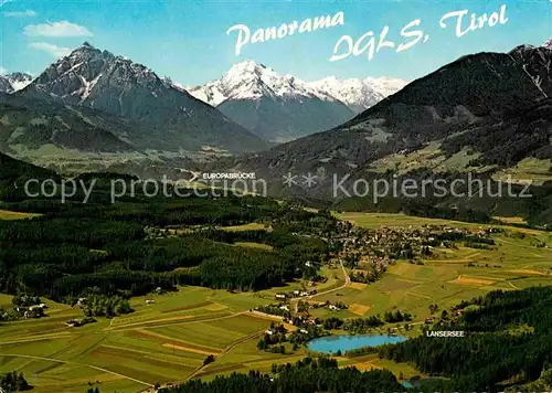 AK / Ansichtskarte Igls Tirol Erholungsgebiet am Sonnenplateau Stubaier Alpen Fliegeraufnahme Kat. Innsbruck