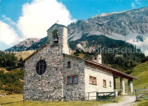 AK / Ansichtskarte Malbun Friedenskapelle Gamsgrat Kat. Triesenberg Liechtenstein