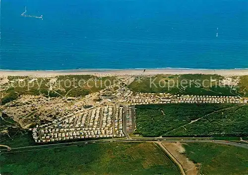 AK / Ansichtskarte Westerland Sylt Duenen Camping Sylt Fliegeraufnahme Kat. Westerland