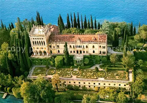 AK / Ansichtskarte Isola di Garda Schloss Fliegeraufnahme Kat. Italien