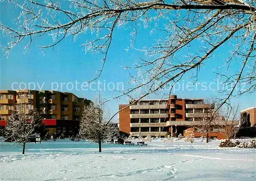 AK / Ansichtskarte Bad Schwartau Sanatorium Haus am Kurpark im Winter Kat. Bad Schwartau