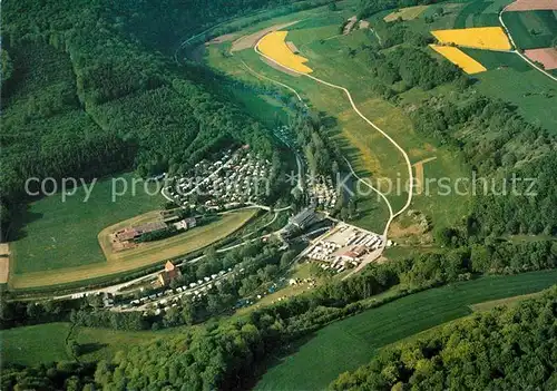 AK / Ansichtskarte Weickersgrueben Main Fliegeraufnahme Camping Rossmuehle Kat. Graefendorf