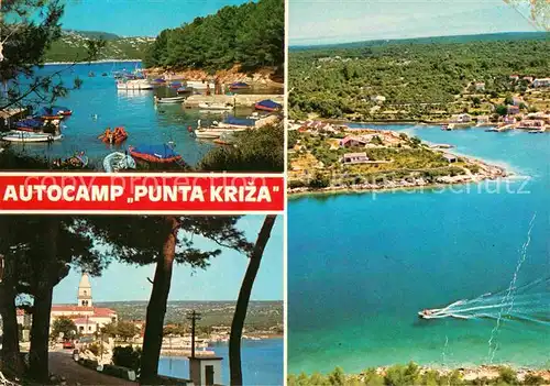AK / Ansichtskarte Osor Croatia Fliegeraufnahme Autocamp Punta Kriza Hafen Kat. Kroatien