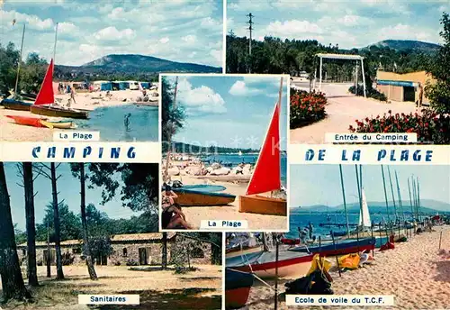 AK / Ansichtskarte Saint Tropez Var Camping de la Plage  Kat. Saint Tropez