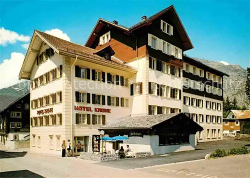 AK / Ansichtskarte Andermatt Hotel Krone Kat. Andermatt