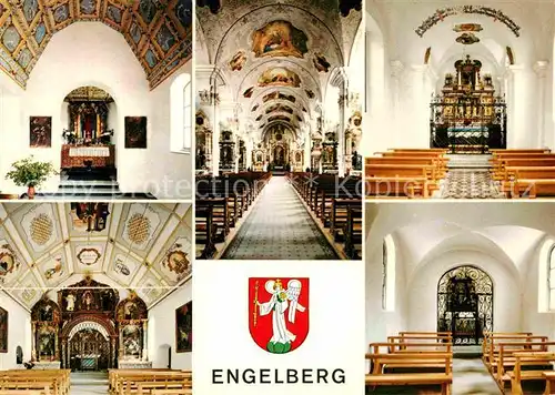 AK / Ansichtskarte Engelberg OW Kapelle Schwand Klosterkirche Kapelle im Holz Kapelle Horbis Kapelle Espen Kat. Engelberg